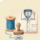 In-house branding icon — embroidered shirt with logo stamp