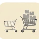 Bulk ordering icon — stacked uniform boxes