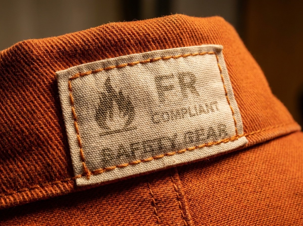 Utility Services fabric and branding detail