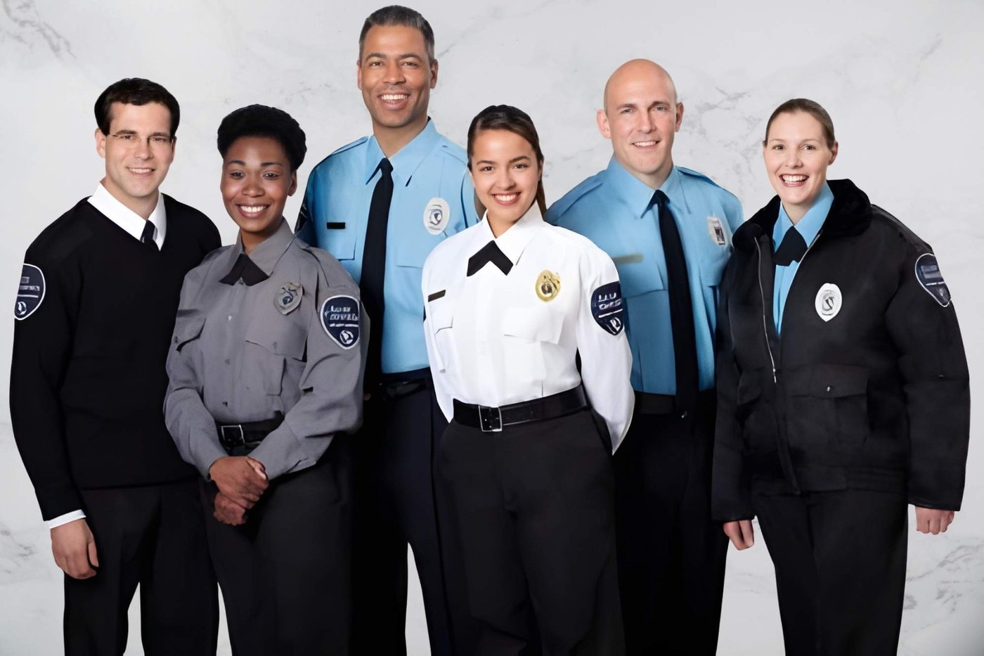 Security and public safety team in uniform
