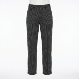 Chef Trouser – B&W Stripes